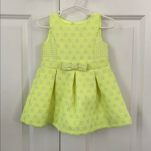 Cat and Jack Bright Yellow Dress